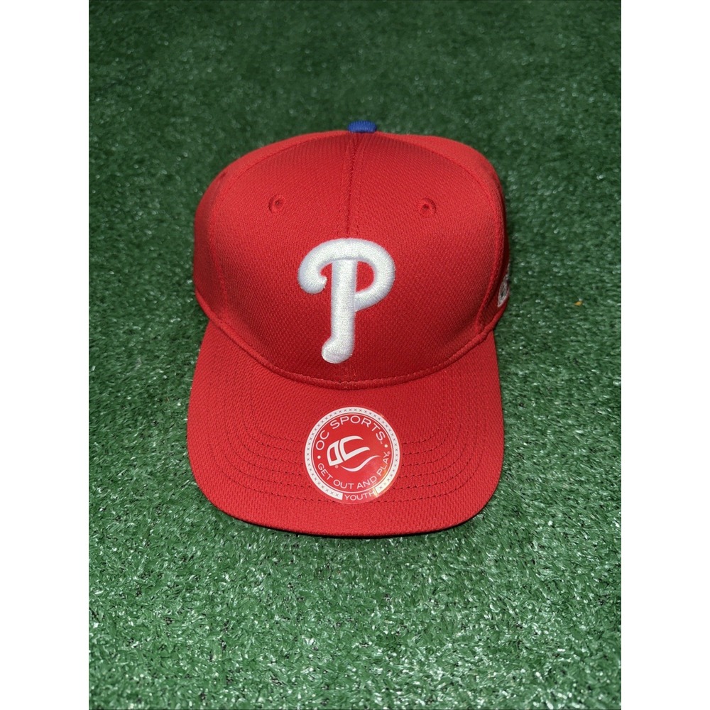 Philadelphia‎ Phillies Youth OC Sports Team MLB Adjustable Red Baseball Hat